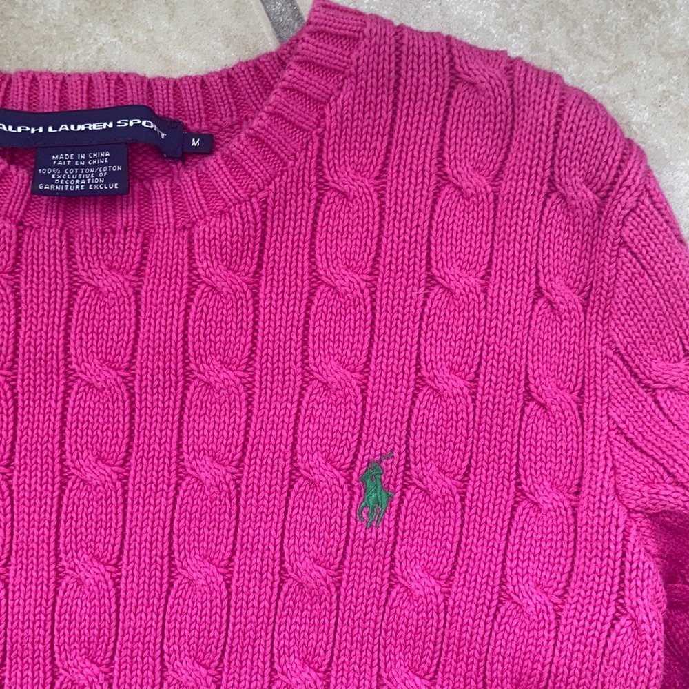 Classic Ralph Lauren cable sweater